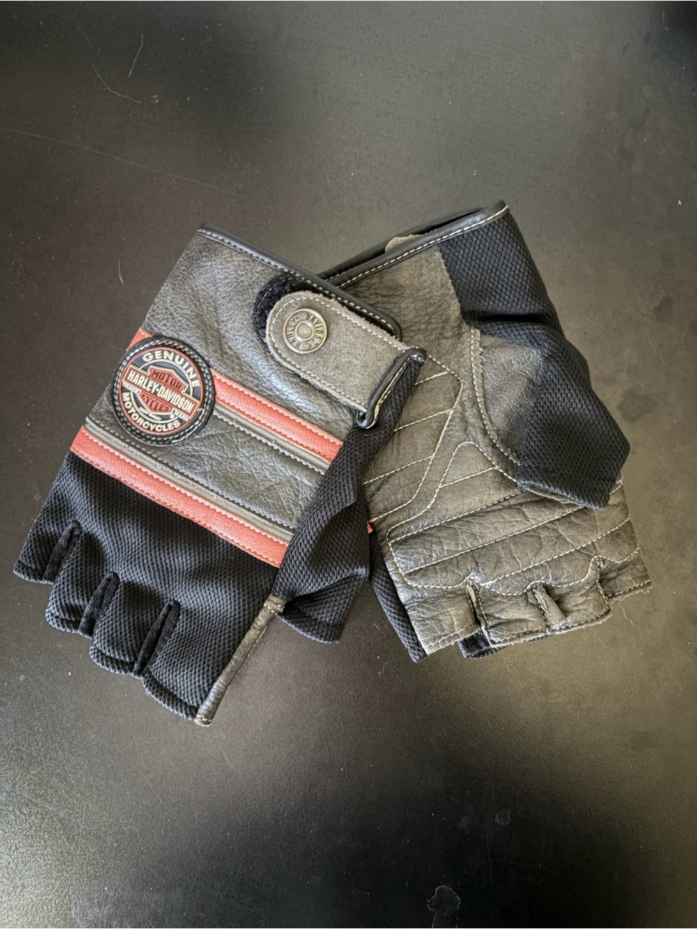 Harley-Davidson Men’s Fingerless Riding Gloves